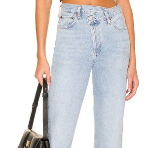 Agolde Criss Cross Straight Jeans